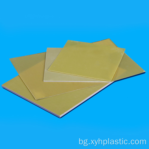 Светлозелен и жълт изолационен епоксиден лист FR4